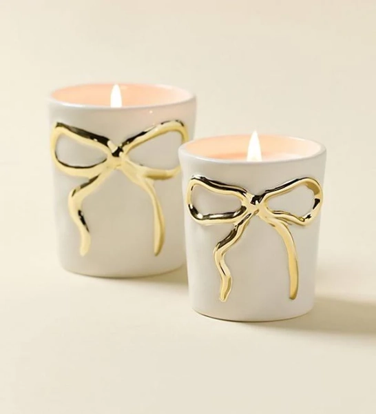Urban Outfitters Bow Scented Candle