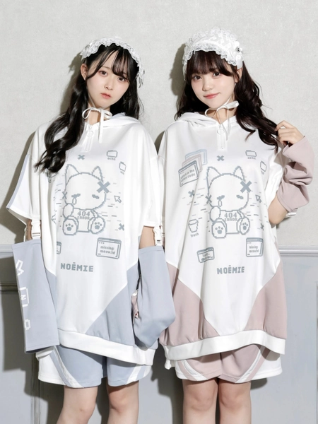 サイバーにゃんにゃんジャージパーカー