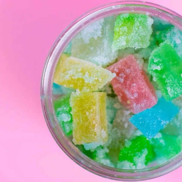 Silky Gem Sizzle Bites Xtreme Sticky Sour Crystal Candy