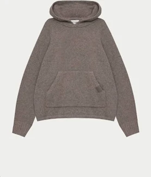 The Couture Club Boucle Knit Hoodie