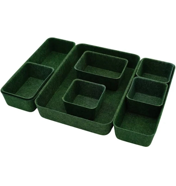 The Container Store Welaxy Felt Drawer Organizer Set