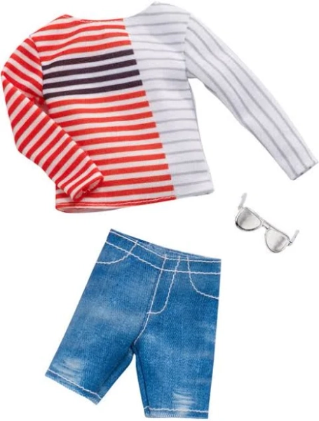 Barbie Ken Fashion Stripe Boatneck Shirt