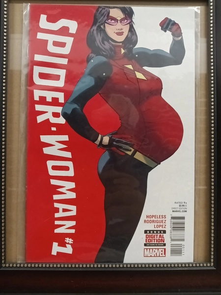 Spider-Woman 1 (Marvel Comics 2016) Jessica Drew Pregnant. Nw167