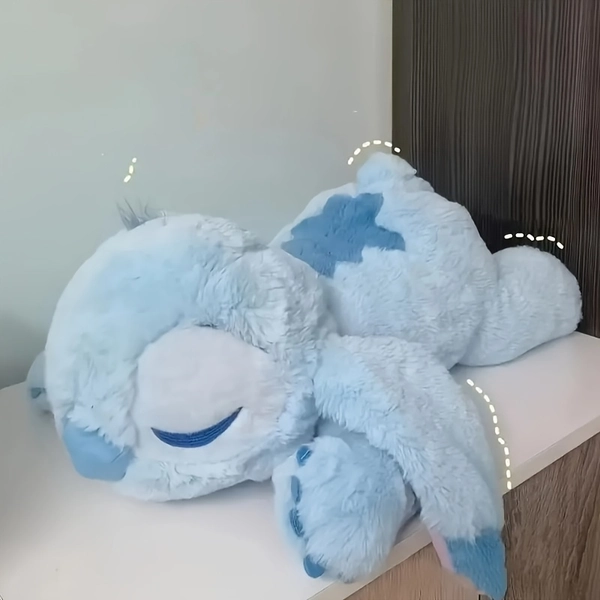 Disney Cute Cartoon Stitch Plush Toy, Anime Character Doll - Soft And Fashionable Birthday Thanksgiving Gift, Perfect Christmas Halloween Gift, Room Decoration - Material: Polyester, Color: Blue