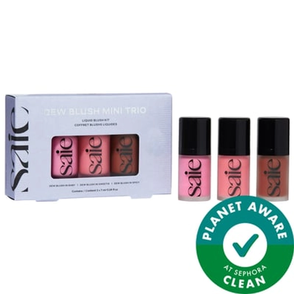 Saie Mini Dew Blush Trio Gift Set