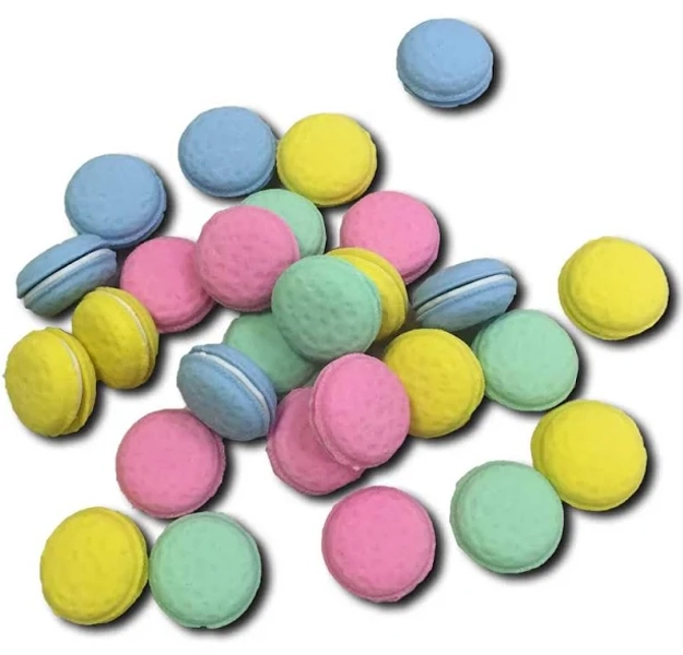 Macaron Erasers Set of 36