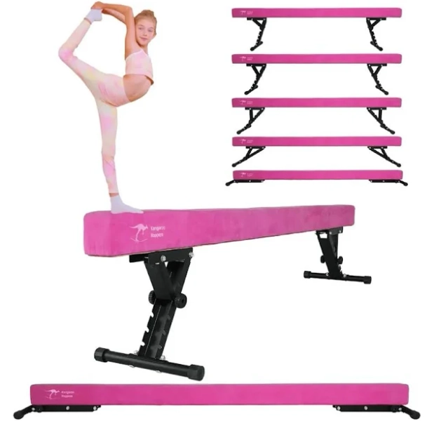 Kangaroo Hoppers 8ft Balance Beam Gymnastic Equipment for Kids