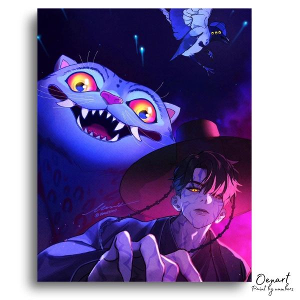 Midnight Curse – Anime Paint By Numbers Kit