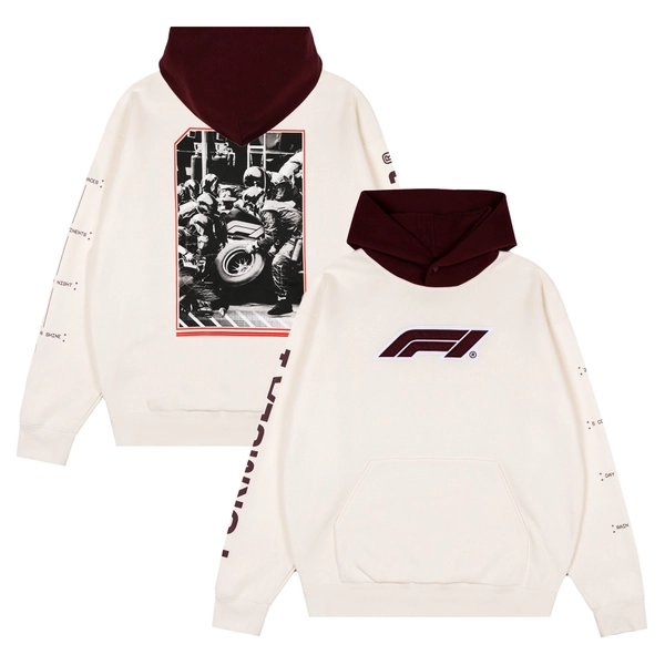 Men's White Formula 1 All Hands Hoodie