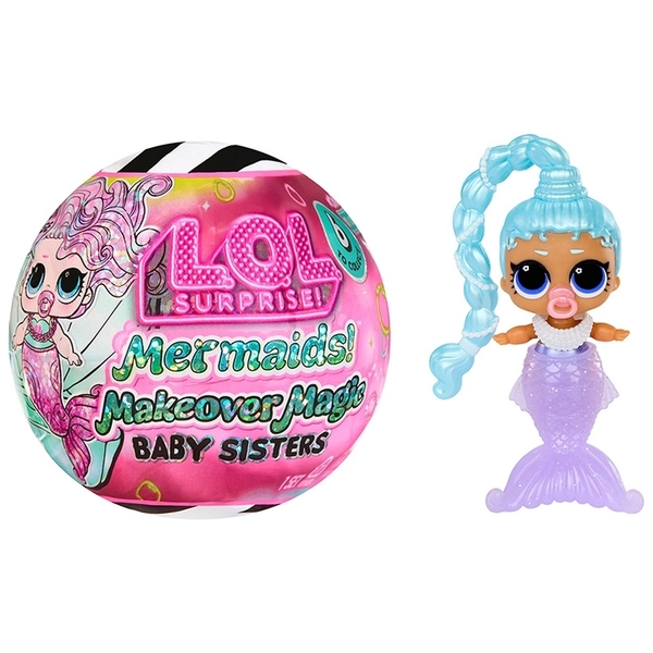 L.O.L. Surprise! Mermaids Makeover Magic Baby Sisters