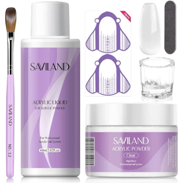 Saviland Women's All-in-One Beginner Nail Kit