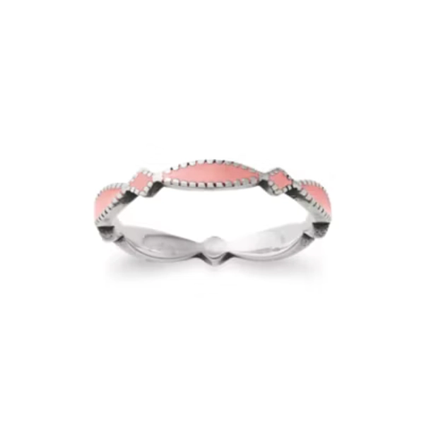 Enamel Cordoba Stacker Ring