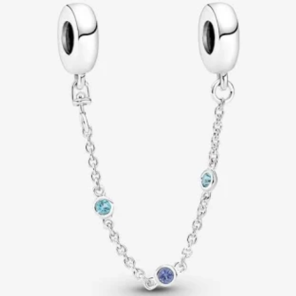 Pandora Charm - Comfort Chain - Blue - Silver