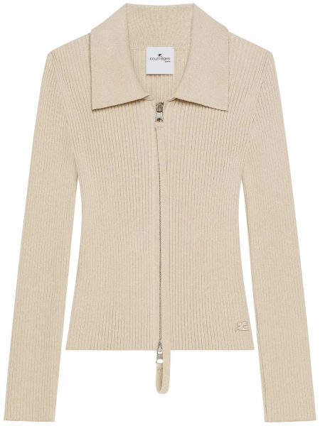 Courrèges zip-up cardigan | S