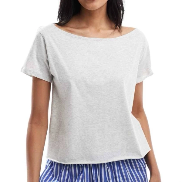 Hollister Relaxed Off Shoulder T-Shirt