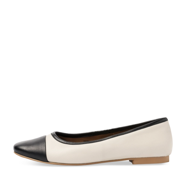 Ballerines NOIR/BEIGE Femme