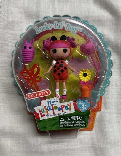 LALALOOPSY Mini Lucky Lil' Bug Doll with Accessories Butterfly Flower Bug