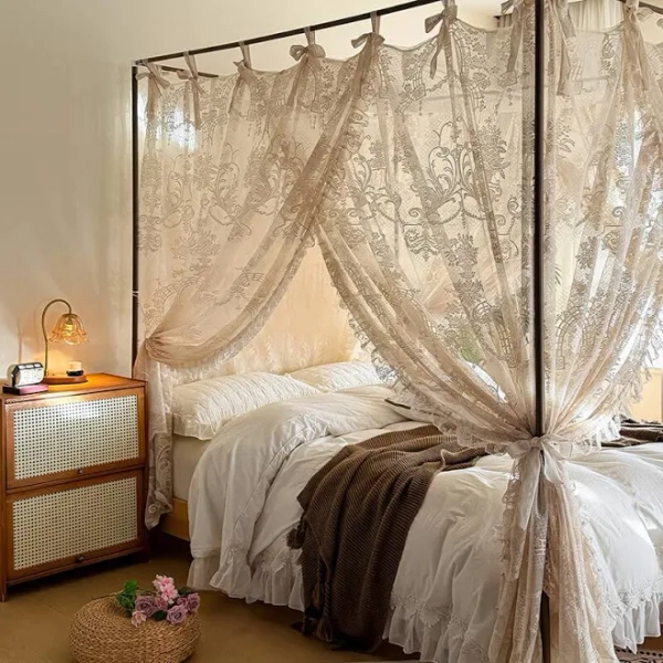 Dreamy Lace Bed Canopy