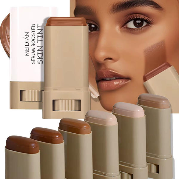 Bronze Foundation Stick Serum Boosted Skin Tint Silky Texture Moisturizing Coverage Concealer Base Even Skin Tone Makeup - AliExpress 66