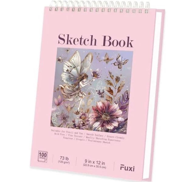 Cute Pink Sketchbook