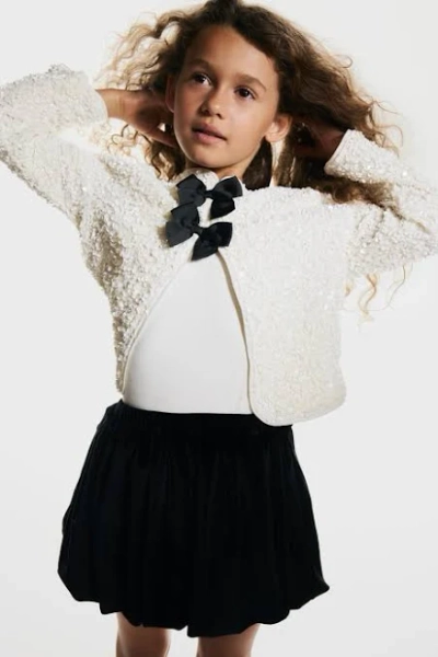 H&M Girls Bow-Detail Balloon Skirt