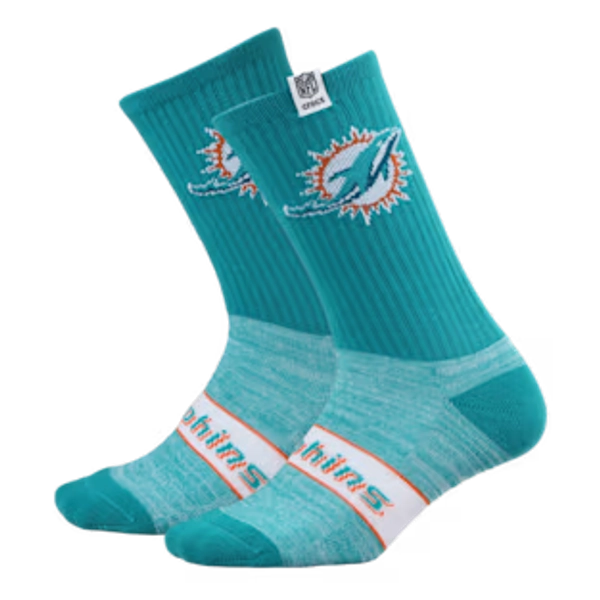 NFL Miami Dolphins Crocs Socks