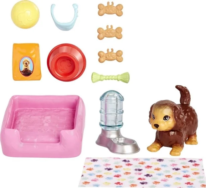 Barbie Pet and Accessories Set