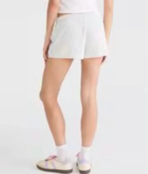 Mid-Rise Waffle Shorts