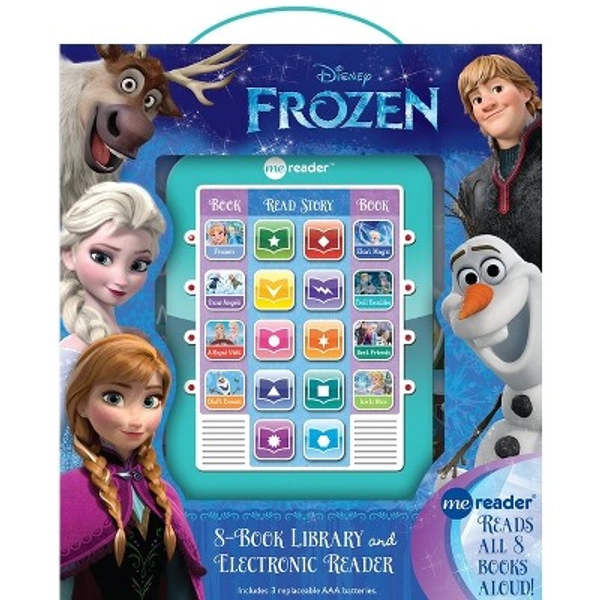 Disney Frozen Electronic Me Reader Story Reader and 8-book Boxed Set: Kids Reading, Language & Memory Skills