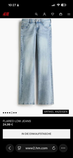 H&M Flared low jeans 