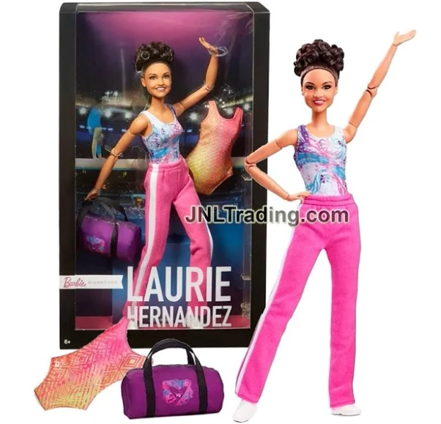 Barbie Signature Laurie Hernandez 2016 Olympic Winner Gymnast Doll