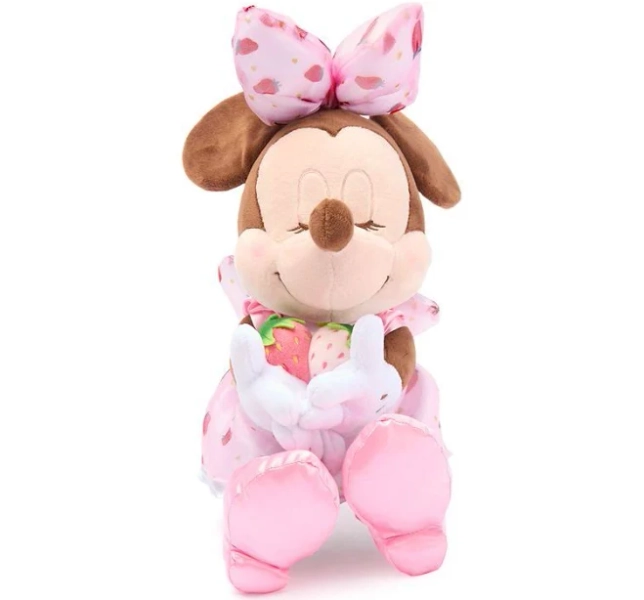 Disney Store Japan Minnie Mouse Strawberry Plush