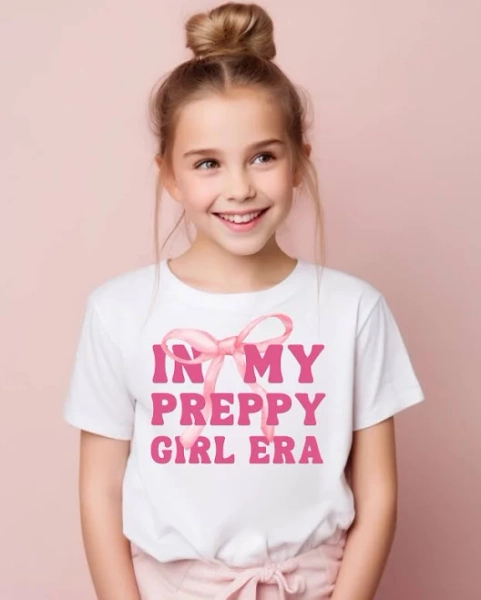 Preppy Girl's Ribbon & Bows Tshirt