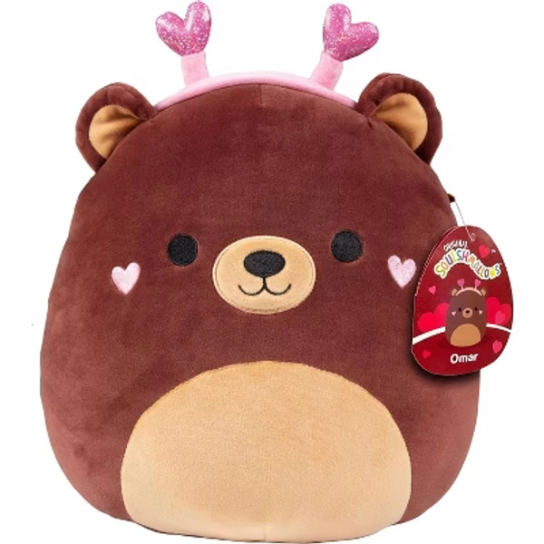 Squishmallows 10" Omar The Bear Plush - Official Jazwares - Soft & Collectible Stuffed Animal Toy- Great Christmas Gift for Boys, Girls, Kids & Adults