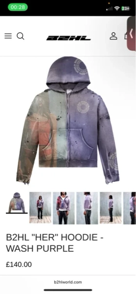 B2Hl hoodie
