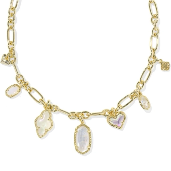 Kendra Scott Icon Silver Charm Necklace
