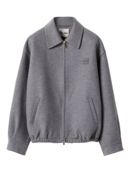 Miu Miu double cashmere blouson jacket | 40