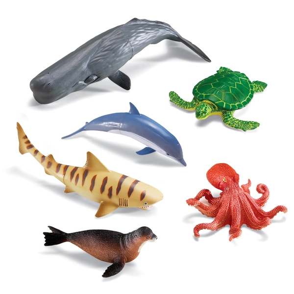 Learning Resources Jumbo Ocean Animals, Preschool Toys, Ages 2+ - Walmart.com
