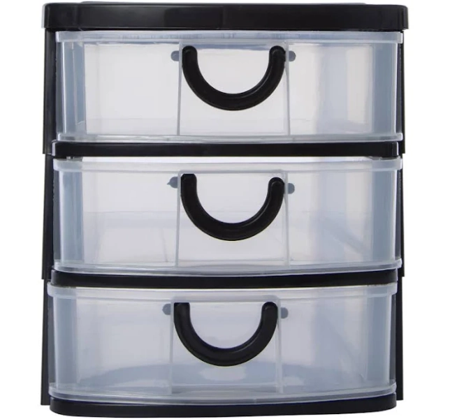 Stackable 3-Drawer Mini Organizer