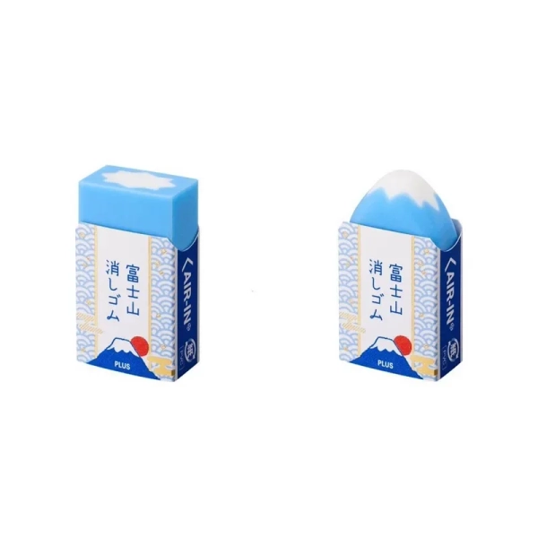 Plus Air-in Plastic Eraser Mount Fuji Eraser for Pencils Novelty Japanese Stationery Office School Student Supplies - AliExpress 21