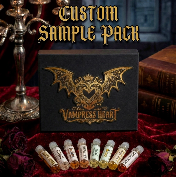 Perfume Oil Sample Pack Gothic Extrait Discovery Set Build Your Own Perfume Samples Vegan Unisex Fragrance