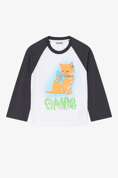 White Baby Fit Kitty T-shirt