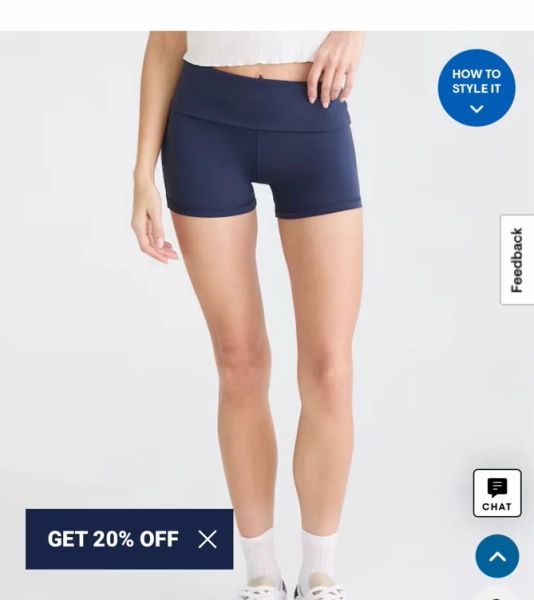 Buttery Soft Fold-Over Booty Shorts