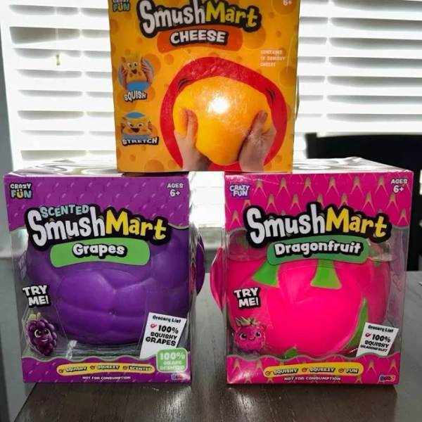 Smush Mart: Viral Jumbo Squishy 3pc. Bundle - New Toys & Collectibles