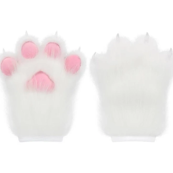 Plush Furry Paws Gloves