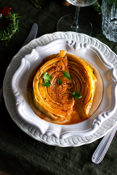Chou fondant et sa sauce crémeuse 
