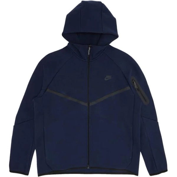 Nike Tech Fleece Full-Zip Windrunner Hoodie 'Obsidian/Black' | Blue | Men's Size XXXL