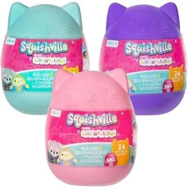 Squishmallows Squishville Mini Mystery Plush 3 Pack