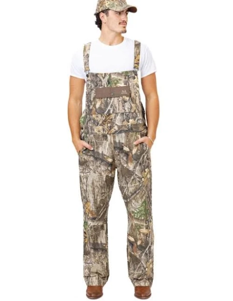 Realtree Edge Camo Cotton Bib Overalls