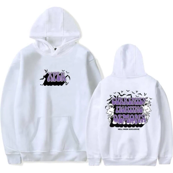 Sam and Colby 2025 Hell Week Fighting Demons Unisex Hoodie